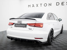 Load image into Gallery viewer, Maxton Design -  Rear Valance Audi A3 Sedan 8V Facelift (Version with single exhaust tips on both sides)
