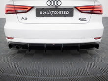 Load image into Gallery viewer, Maxton Design - Rear Valance Audi A3 Sedan 8V Facelift (Version with single exhaust tips on one side)
