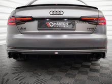 Load image into Gallery viewer, Maxton Design - Rear Valance Audi A4 S-Line B9 (Version with single exhaust tips on both sides)
