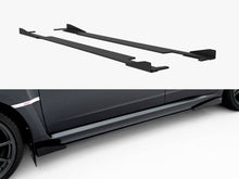 Load image into Gallery viewer, Maxton Design - Street PRO Side Skirts Diffusers + Flaps Subaru Impreza WRX STI Mk3 Facelift
