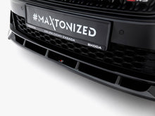 Load image into Gallery viewer, Maxton Design - Front Splitter V.2 Skoda Octavia RS Liftback / Estate Mk4 Facelift
