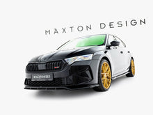 Load image into Gallery viewer, Maxton Design - Front Splitter V.1 Skoda Octavia RS Liftback / Estate Mk4 Facelift
