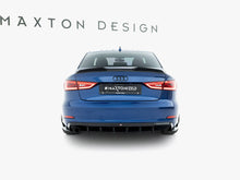 Load image into Gallery viewer, Maxton Design - Rear Valance Audi A3 Sedan 8V (Version with single exhaust tips on one side)
