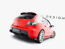 Load image into Gallery viewer, Maxton Design - Street PRO Rear Side Splitters + Flaps Mazda 3 MPS Mk1 EU Version
