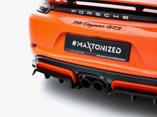 Load image into Gallery viewer, Maxton Design - Rear Splitter (Vertical Bars) Porsche 718 Cayman GTS 982c
