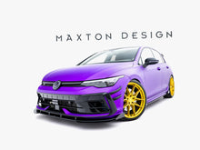 Load image into Gallery viewer, Maxton Design - Street PRO Front Splitter + Flaps Volkswagen Golf R Mk8 Facelift
