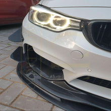 Load image into Gallery viewer, PSM Style Carbon Fibre Front Splitter 2 Pieces for BMW F80 M3 F82 F83 M4 14-20

