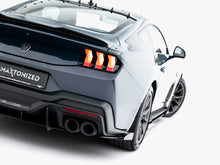 Load image into Gallery viewer, Maxton Design - Street PRO Rear Side Splitters + Flaps Ford Mustang Dark Horse Mk7
