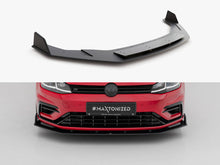 Load image into Gallery viewer, Maxton Design - STREET PRO FRONT SPLITTER V.2 VW GOLF 7 R / R-LINE FACELIFT
