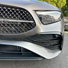 Load image into Gallery viewer, Gloss Black Front Bumper Side Grille Trims for Mercedes Benz W177 A Class AMG &amp; A35 23-25
