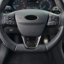 Load image into Gallery viewer, Car Enhancements UK - Real Carbon Fibre Steering Wheel Trim (Bottom Section Only) Fiesta MK8/8.5 | Focus MK4/4.5 | Puma MK2 | Kuga MK3/3.5
