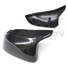 Load image into Gallery viewer, BMW F97 X3M, F98 X4M, F95 X5M &amp; F96 X6M 2019+ PRE-PREG CARBON FIBRE MIRRORS
