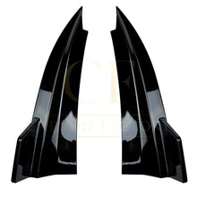 Load image into Gallery viewer, Gloss Black Rear Bumper Spats for Mercedes Benz W205 C Class Coupe 15-21
