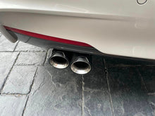 Load image into Gallery viewer, Pair of Blue BMW Exhaust tips for BMW&#39;s with a twin exit
