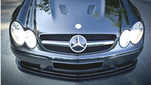 Load image into Gallery viewer, Maxton Design - FRONT SPLITTER MERCEDES CLK W209 BLACK (SL BLACK SERIES LOOK)
