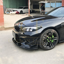 Load image into Gallery viewer, 3D Style Carbon Fibre Front Splitter for BMW F87 M2 OG 16-18
