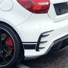 Load image into Gallery viewer, Gloss Black Rear Canards for Mercedes Benz W176 A Class AMG 13-18

