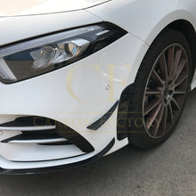 Load image into Gallery viewer, Type 1 Gloss Black Front Canards for Mercedes Benz W177 A Class AMG &amp; A35 18-22

