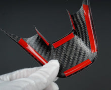 Load image into Gallery viewer, Car Enhancements UK - Real Carbon Fibre Steering Wheel Trim (Bottom Section Only) Fiesta MK8/8.5 | Focus MK4/4.5 | Puma MK2 | Kuga MK3/3.5
