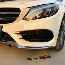 Load image into Gallery viewer, Gloss Black Front Bumper Side Grille for Mercedes Benz W205 C Class 15-18
