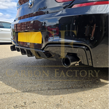 Load image into Gallery viewer, Gloss Black Diffuser &amp; Exhaust tips for BMW F06 F12 F13 BMW 6 Series 640D
