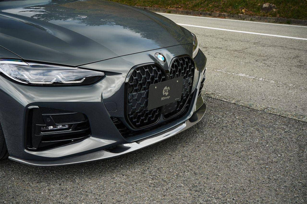 3DDesign Carbon Fibre Front Splitter for BMW 4 Series (2020+, G22 G23)