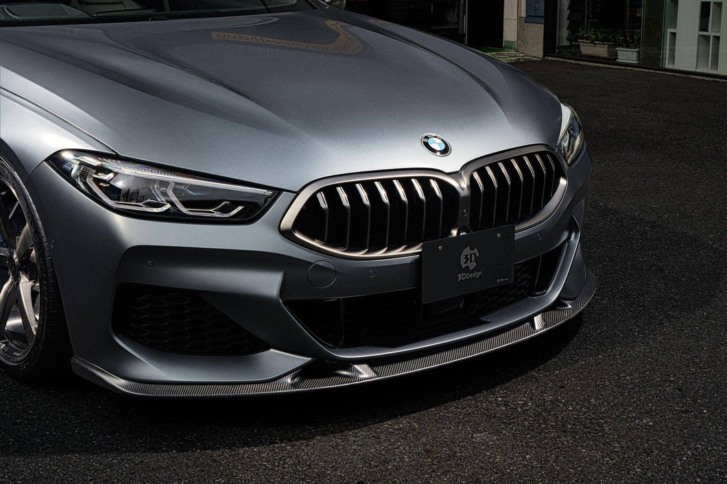3DDesign Carbon Fibre Front Splitter for BMW 8 Series (2019+, G14 G15 G16)