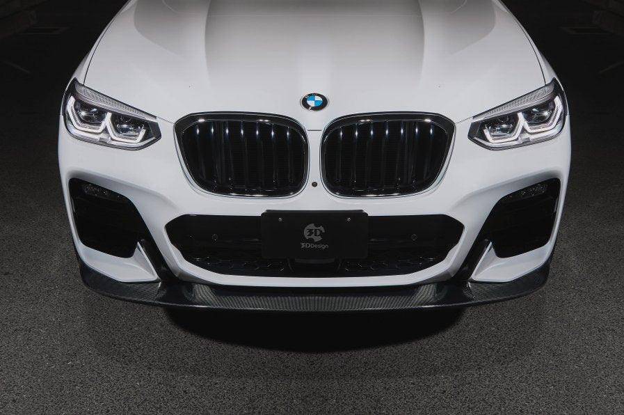 3DDesign Carbon Fibre Front Splitter for BMW X3 Pre-LCI (2018-2021, G01)
