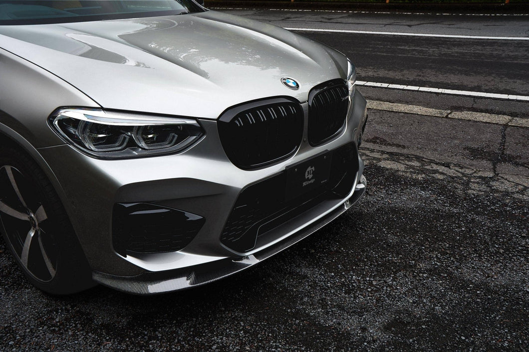 3DDesign Carbon Fibre Front Splitter for BMW X3M & X4M Pre-LCI (2019-2022, F97 F98)