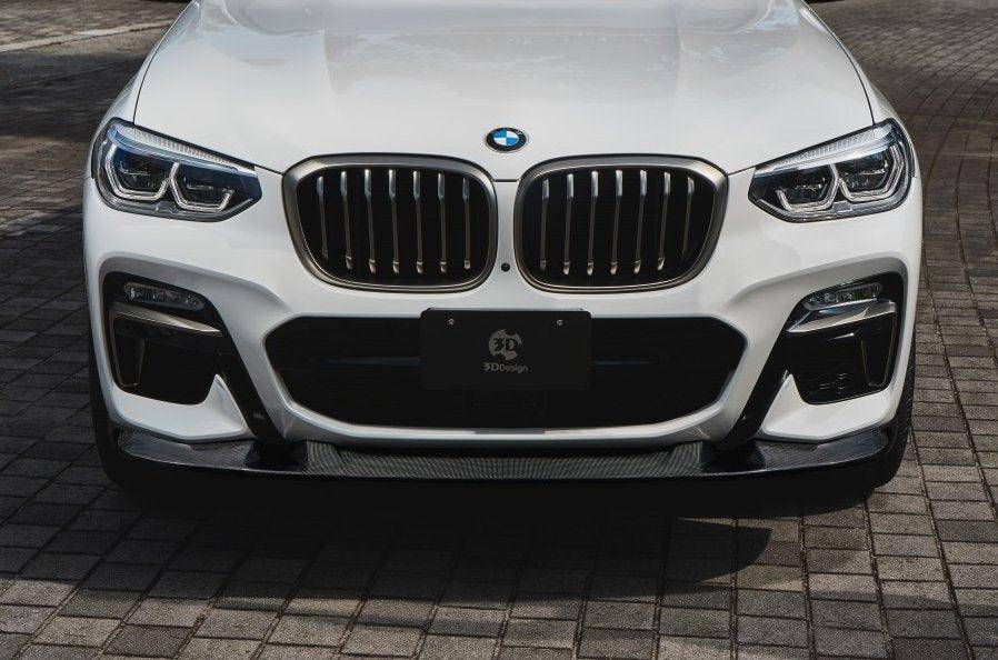3DDesign Carbon Fibre Front Splitter for BMW X4 (2018+, G02)