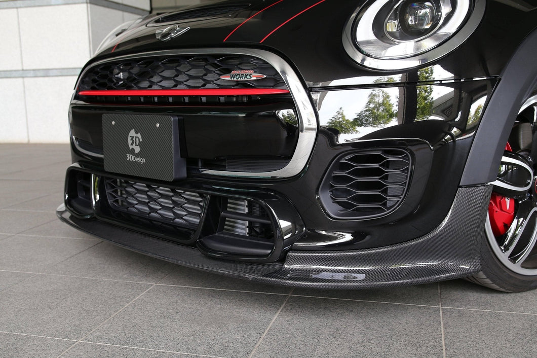 3DDesign Carbon Fibre Front Splitter for MINI Cooper JCW (2015+, F56)