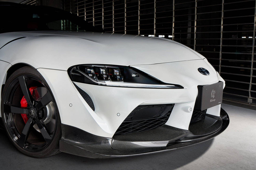 3DDesign Carbon Fibre Front Splitter for Toyota Supra (2019+, J29)