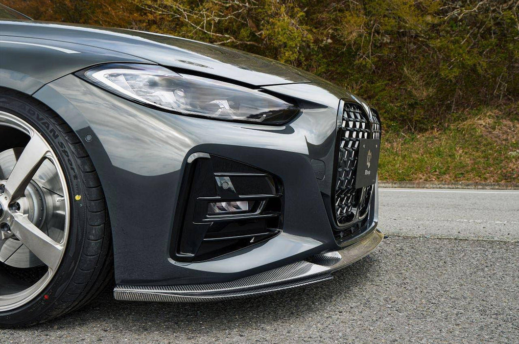 3DDesign Carbon Fibre Front Under Splitters for BMW 4 Series (2020+, G22 G23)