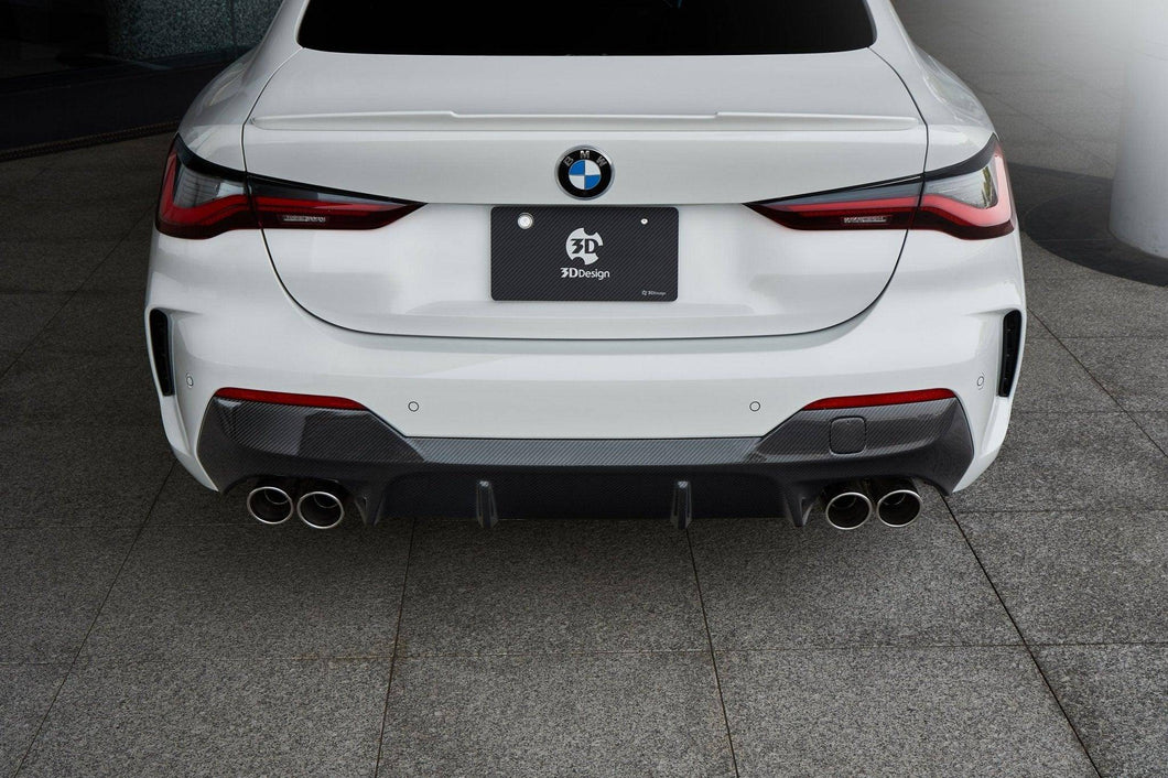 3DDesign Carbon Fibre Rear Diffuser for BMW 4 Series (2020+, G22 G23)