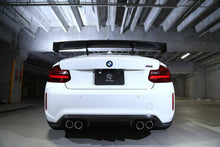 Load image into Gallery viewer, 3DDesign Carbon Fibre Rear Diffuser Type 1 V1 for BMW M2 &amp; M2 Competition F87 (2015-2021, incl. LCI) Pre-Preg 2x2 Twill Gloss Finish
