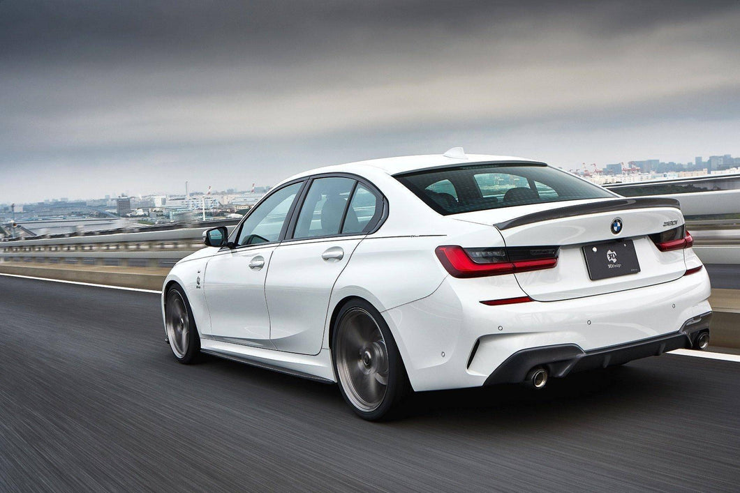 3DDesign Carbon Fibre Side Skirts For BMW 3 Series M Sport (2019+, G20 G21)