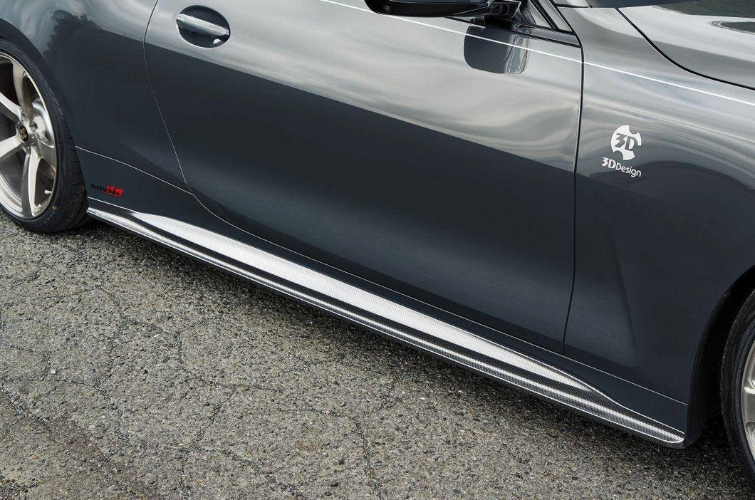 3DDesign Carbon Fibre Side Skirts for BMW 4 Series (2020+, G22 G23)