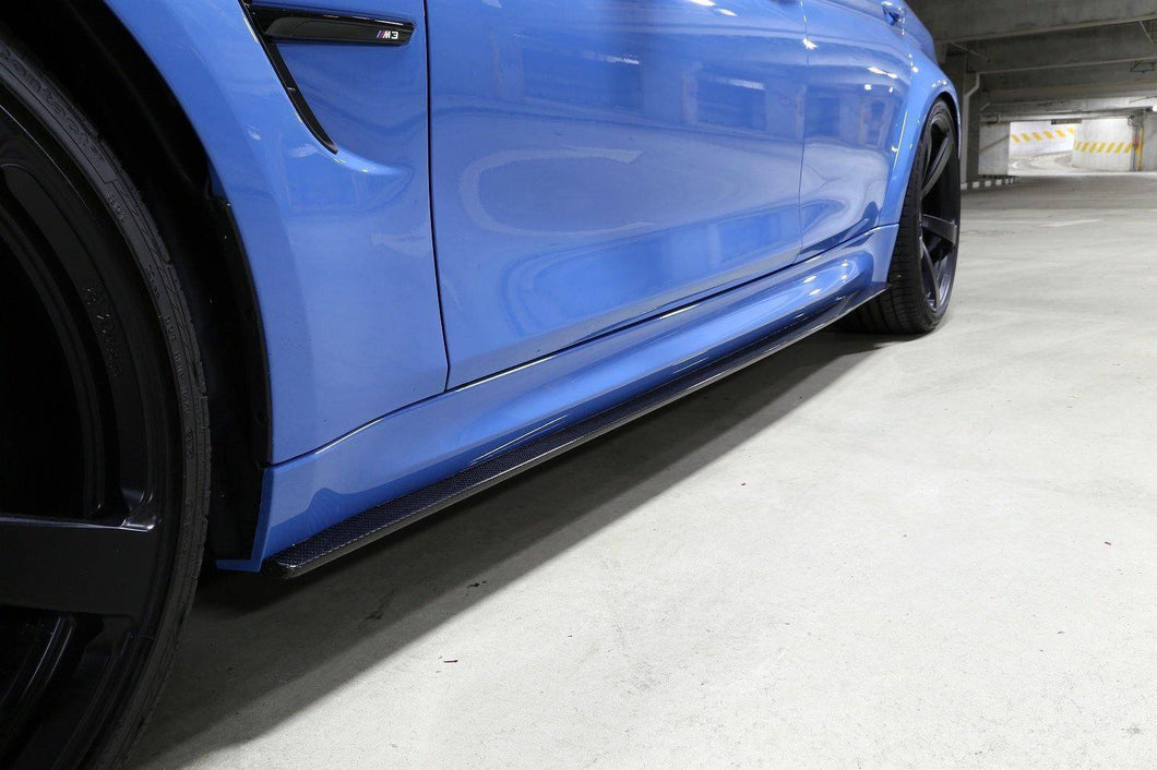 3DDesign Carbon Fibre Side Skirts For BMW M3 (2015-2019, F80)