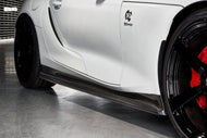 3DDesign Carbon Fibre Side Skirts for Toyota Supra (2019+, J29)