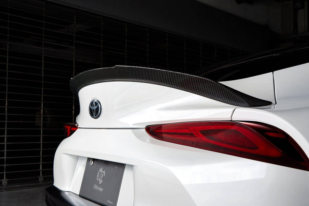 3DDesign Carbon Fibre Trunk Spoiler for Toyota Supra (2019+, J29)