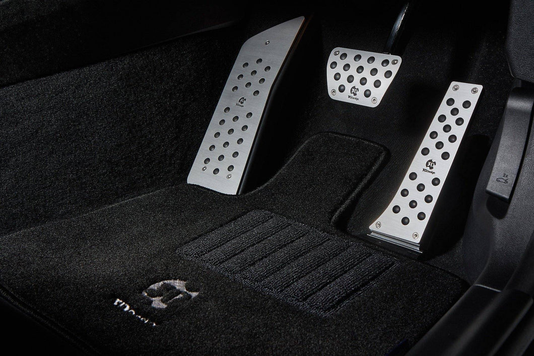 3DDesign Plush Carpet Floor Mats for BMW X3 G01 2018+ Right Hand Drive (RHD) UK - Luxury Tailored 4-Piece Front & Rear Set