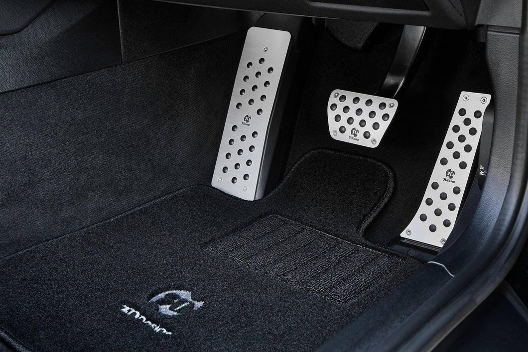 3DDesign Plush Carpet Floor Mats for BMW Z4 G29 2019+ - Custom Fit Luxury, Right Hand Drive RHD UK (Front Pair)
