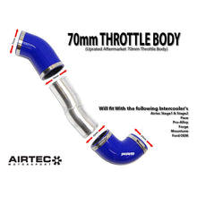 Load image into Gallery viewer, AIRTEC MOTORSPORT 70MM COLD SIDE BOOST PIPE FOR MK2 FOCUS RS

