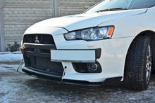 Load image into Gallery viewer, Maxton Design - FRONT RACING SPLITTER V.1 MITSUBISHI LANCER EVO X (2007-2015)
