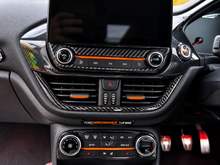 Load image into Gallery viewer, Car Enhancements UK - Real Carbon Fibre Centre Vent Trim (MK8 / MK8.5 Fiesta &amp; MK2 Puma)
