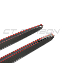 Load image into Gallery viewer, BMW F95 X5M &amp; F96 X6M 2019+ CARBON FIBRE SIDE SKIRTS - CT DESIGN
