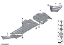 Load image into Gallery viewer, Genuine BMW 51758080539 G87 M2 Underbody Paneling, Strut, Front Left
