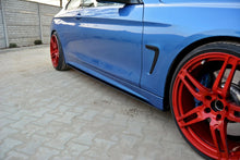 Load image into Gallery viewer, Maxton Design - RACING SIDE SKIRTS SPLITTERS BMW 4 F32 M-SPORT (2013-2016)
