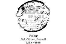 Load image into Gallery viewer, EBC Replacement Brake Shoe Set (5187/2)
