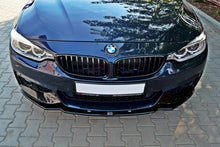 Load image into Gallery viewer, Maxton Design - Front Splitter V.1 BMW 4 Coupe / Gran Coupe / Cabrio M-Pack F32 / F36 / F33
